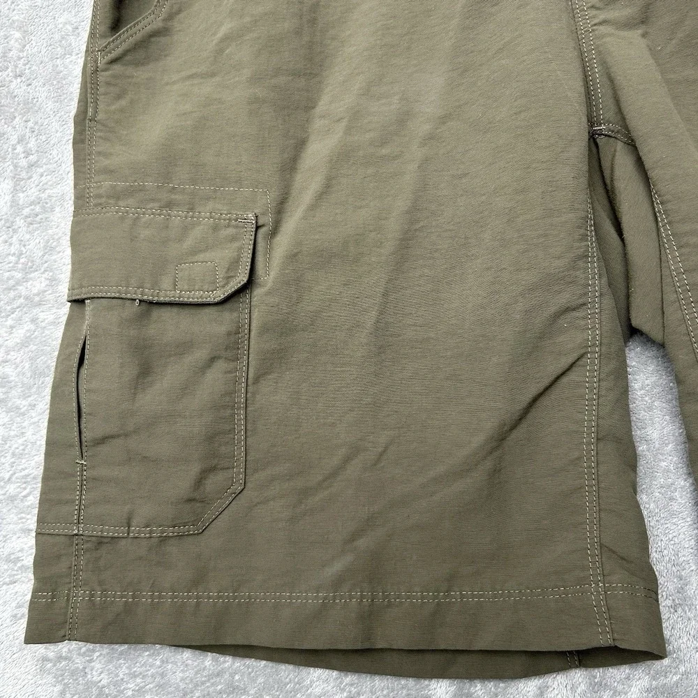 The North Face Mens Paramount Peak Nylon Cargo Shorts Mens Medium M Green Hiking